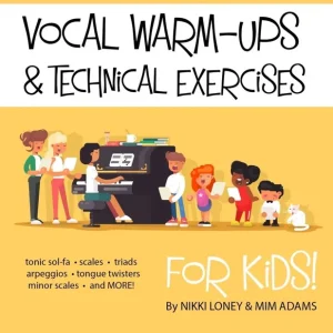 The Full Voice Vocal Warm-Ups & Technical Exercises for Kids! (Activity Boards) - Loney/Adams - Voice Acheter Direct