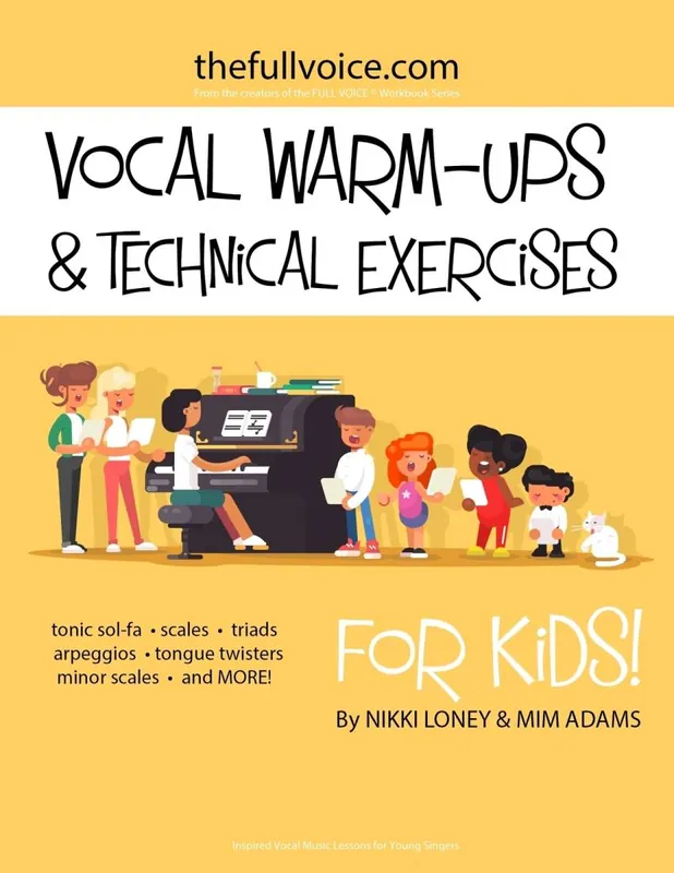 The Full Voice Vocal Warm-Ups & Technical Exercises for Kids! (Activity Boards) - Loney/Adams - Voice Acheter Direct