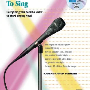 Satisfait Ou Remboursé Alfred Publishing Alfred‘s Teach Yourself to Sing - Surmani - Book/DVD/Audio Online