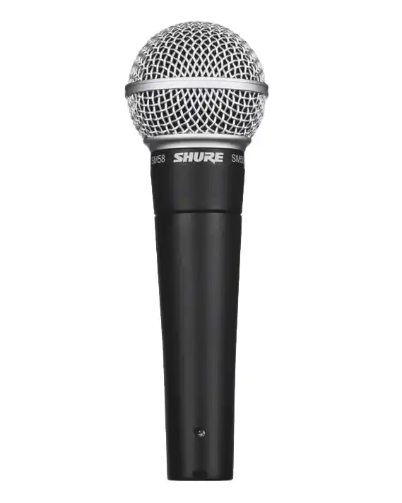 Shure SM58 Stage Performance Microphone Kit with XLR Cable and Stand Authentique