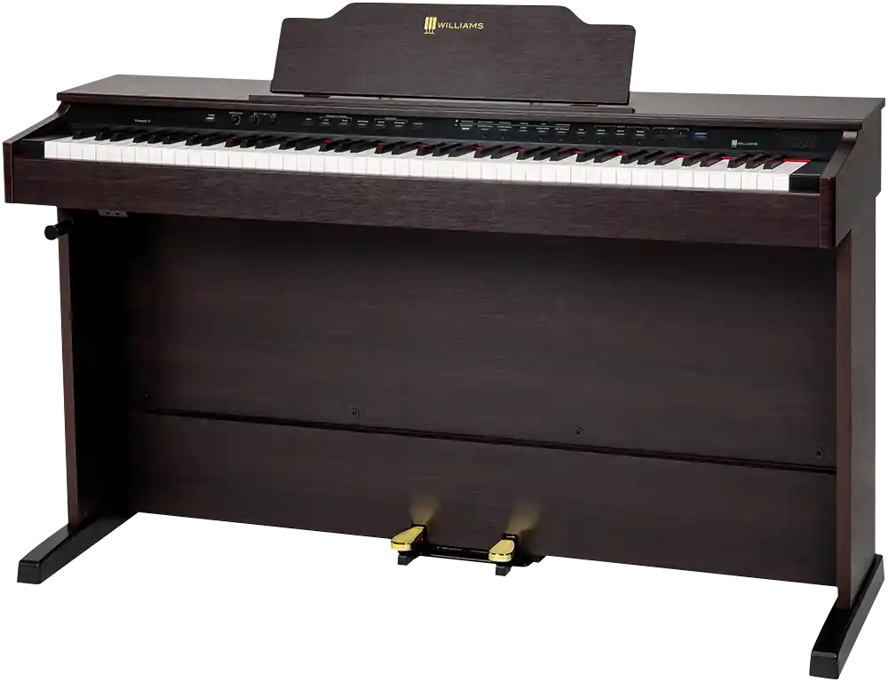 Affaire À Saisir Williams Pianos Rhapsody III 88-Key Digital Piano with Bluetooth - Deep Walnut