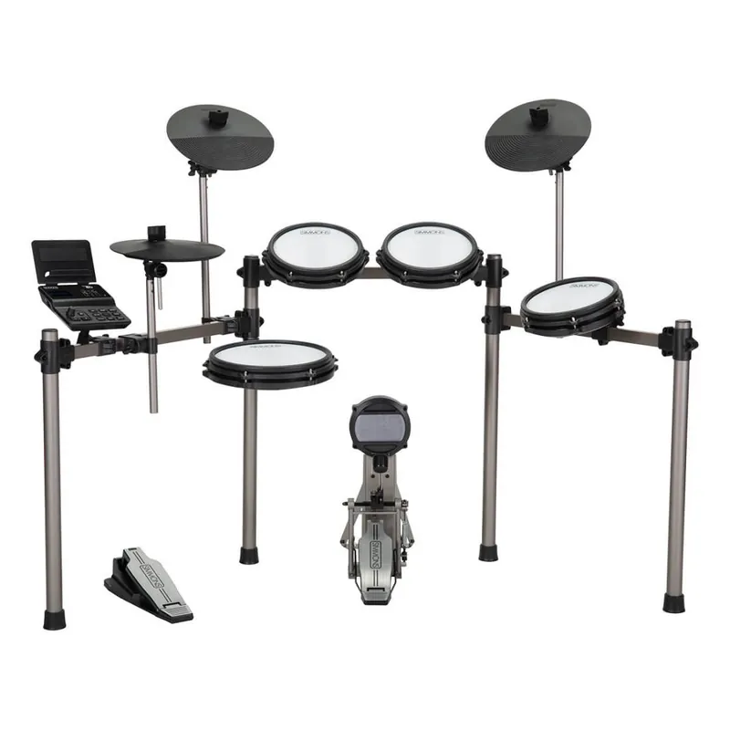 Simmons Titan 50 5-Piece Electronic Drumset with Mesh Heads Prix Promo