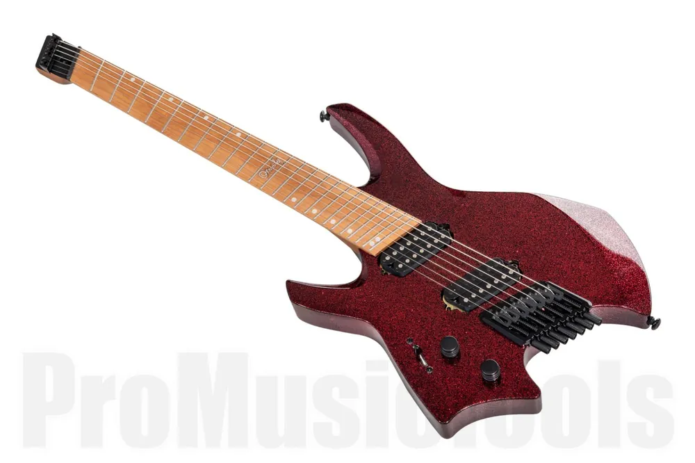 Haute Qualité Ormsby Goliath Sparkle GTR 7 (Run 17) Headless Multiscale RS - Red Sparkle - Lefthand