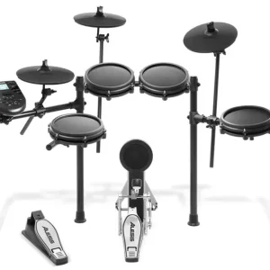 Certifié Alesis Nitro Mesh Kit - 8-Piece Electronic Drum Kit with Mesh Pads
