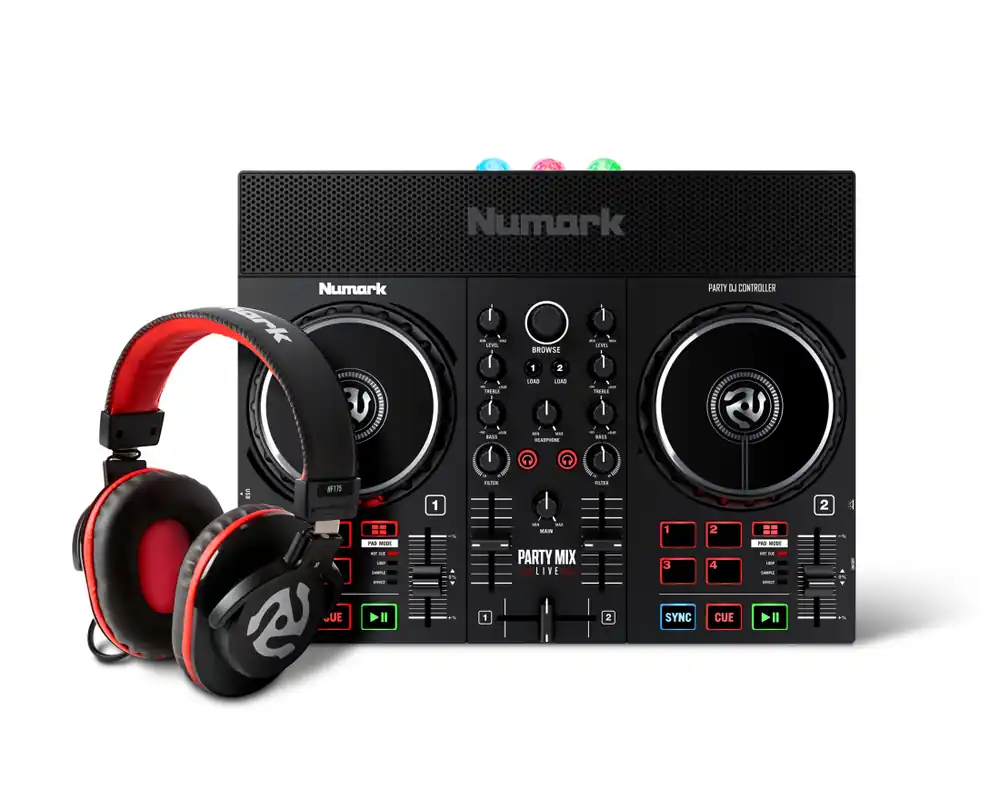 Numark Party Mix Live DJ Controller Bundle Expédition Rapide