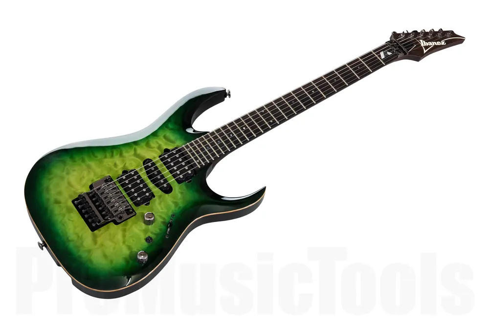 Bon Plan Ibanez KIKO200 GMT Kiko Loureiro Signature - Green Mist Burst F1828235