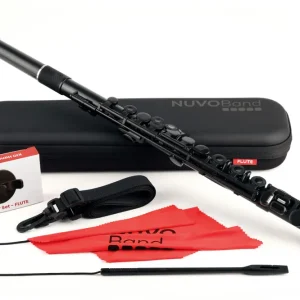 Réduction NuvoBand Student Flute Outfit - Black