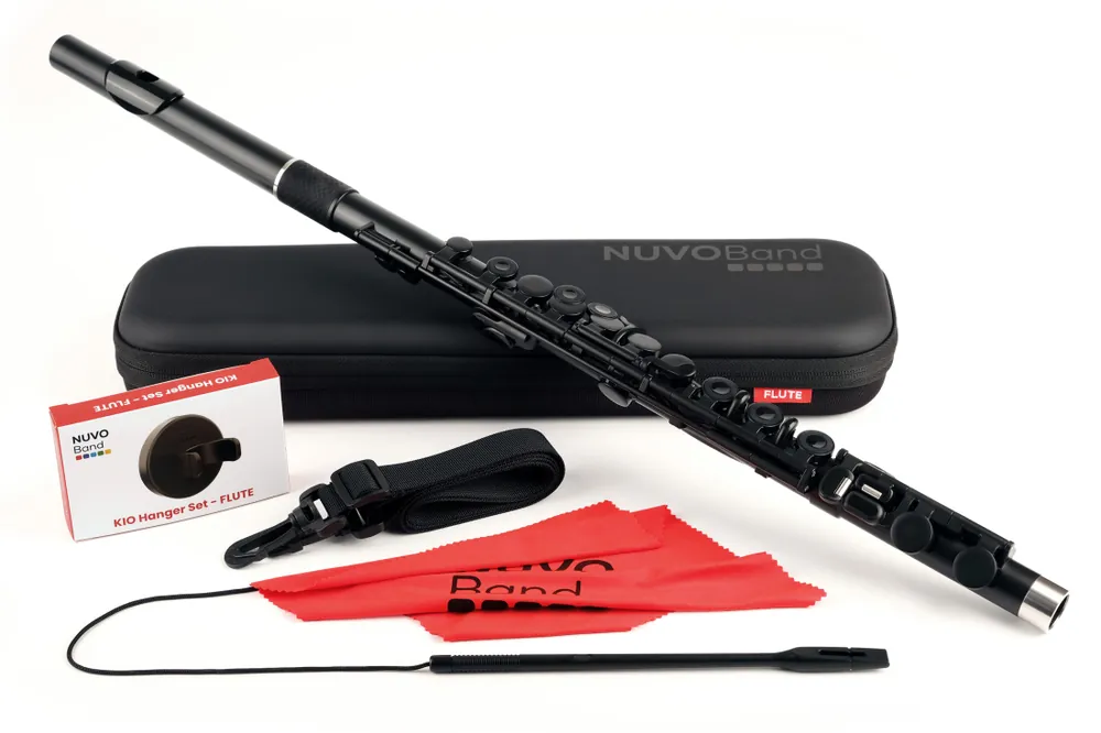 Réduction NuvoBand Student Flute Outfit - Black
