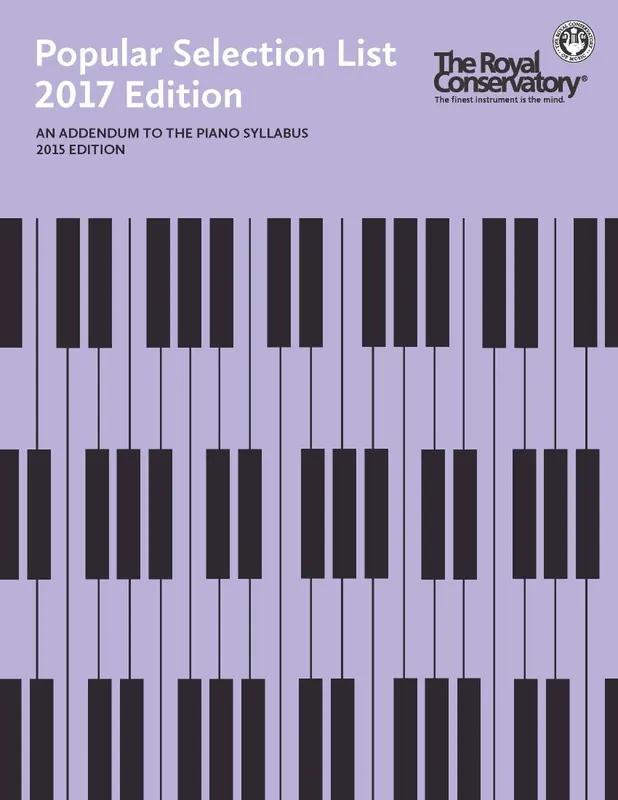 Frederick Harris Music Company Popular Selection List, 2017 Edition - Book Promotion