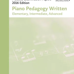 Pas Cher Frederick Harris Music Company Practice Examination Papers 2016 Edition Piano Pedagogy Written - Book