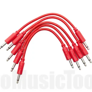 Commander Maintenant Erica Synths Eurorack patch cables 10cm, 5 pcs red