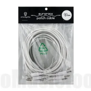 Vente Flash Erica Synths Eurorack patch cables 90cm, 5 pcs white