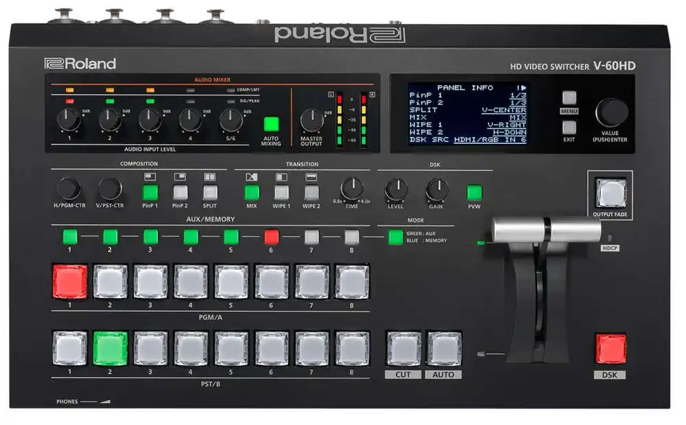 Remise Roland V-60HD High Definition Video Switcher - 6 Channel