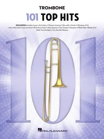 Hal Leonard 101 Top Hits for Trombone - Trombone - Book Offre Exclusive