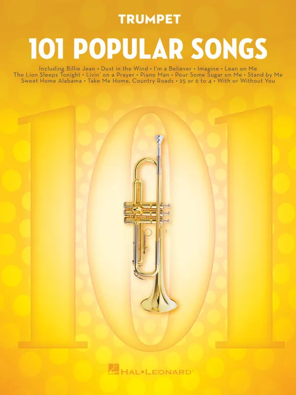 Hal Leonard 101 Popular Songs - Trumpet - Book Achat Immédiat