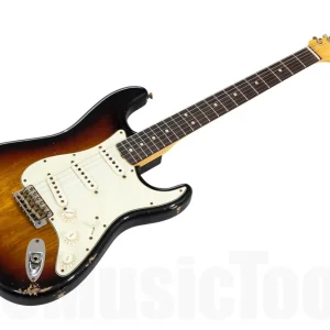 Commander Vite Fender Custom Shop ‘63 Stratocaster Relic RW - 3-Tone Sunburst - Korina Body R116591