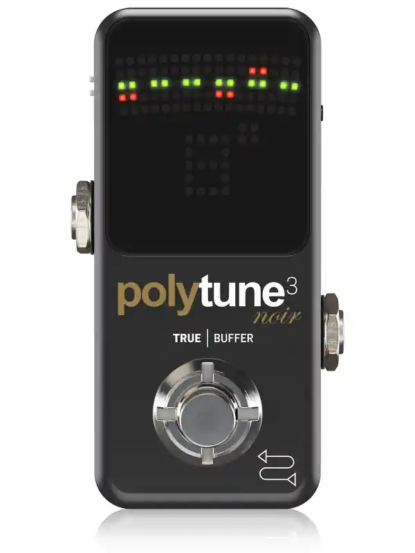 Commande En Gros TC Electronic Polytune 3 Noir Ultra-Compact Polyphonic Tuner w/Built-In Buffer