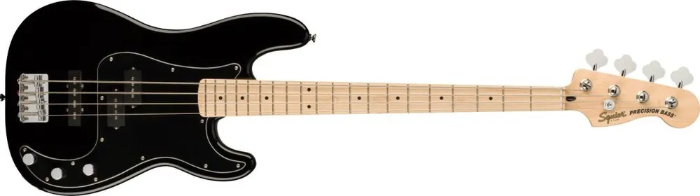 Squier Affinity Series Precision Bass PJ, Maple Fingerboard - Black Dernier Modèle