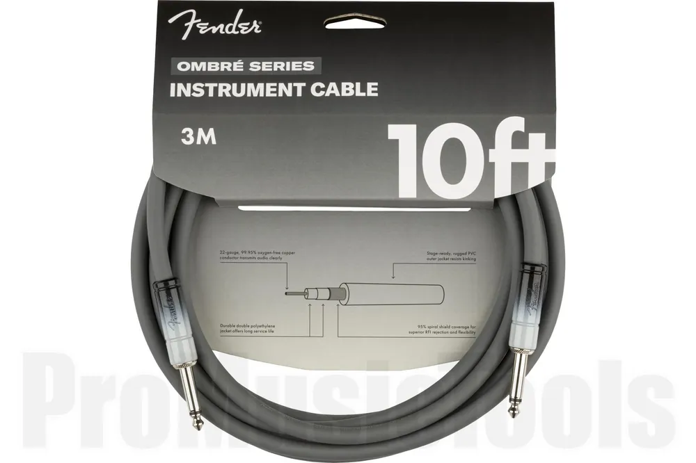 Fender 10‘ Ombré Cable - Silver Smoke Affaire À Saisir