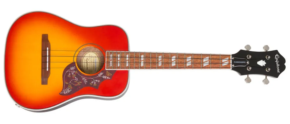 Epiphone Hummingbird Ukulele - Faded Cherry Commander Vite