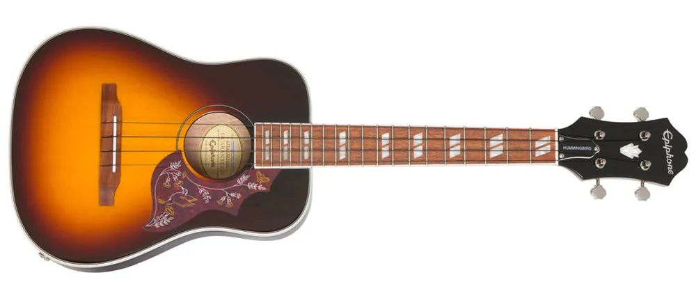Epiphone Hummingbird Ukulele - Tobacco Burst Prix Choc