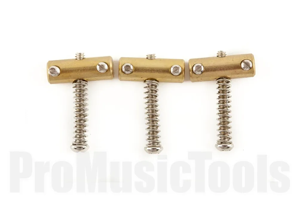 Offre Exclusive Fender American Vintage Telecaster Compensated Bridge Saddles - Brass