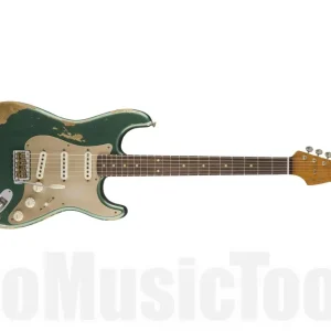 Dernier Modèle Fender Custom Shop Limited Heavy Relic ‘59 Roasted Strat RW - Aged Sherwood Green Metallic