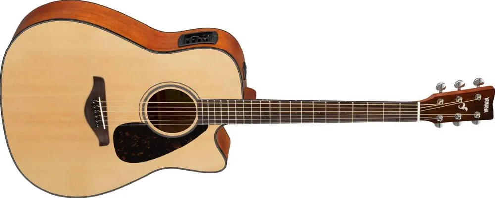 Yamaha Acoustic/Electric Guitar with Solid Sitka Spruce Top Vente Directe