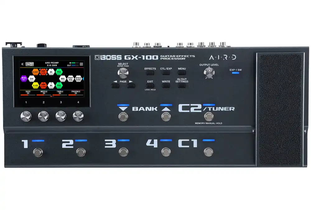 BOSS GX-100 Guitar Effects Processor with Touchscreen Display Expédition Rapide