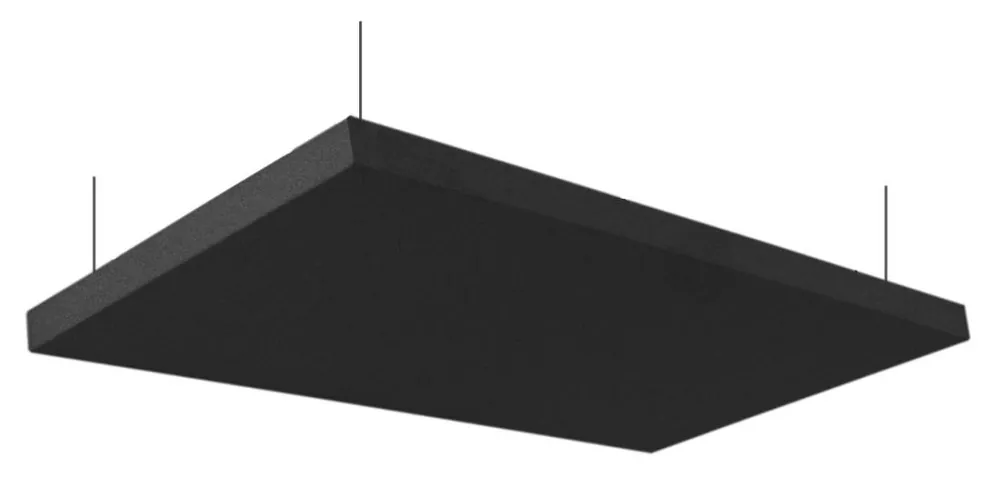Primacoustic Nimbus Acoustic Ceiling Cloud - 24‘‘x48‘‘‘ w/Hanging Kit, Black (Pair) Acheter Direct