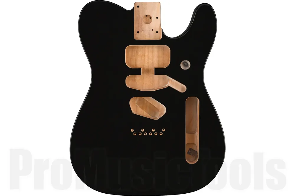 Fender Deluxe Series Telecaster SSH Alder Body Modern Bridge Mount - Black Meilleure Vente