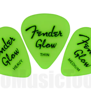 Satisfait Ou Remboursé Fender Glow In The Dark 351 Picks - 12-Pack