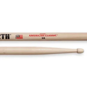 Pas Cher Vic Firth 5A American Classic (Hickory/Wood Tip)