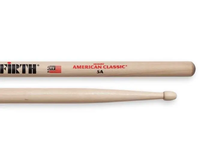 Pas Cher Vic Firth 5A American Classic (Hickory/Wood Tip)