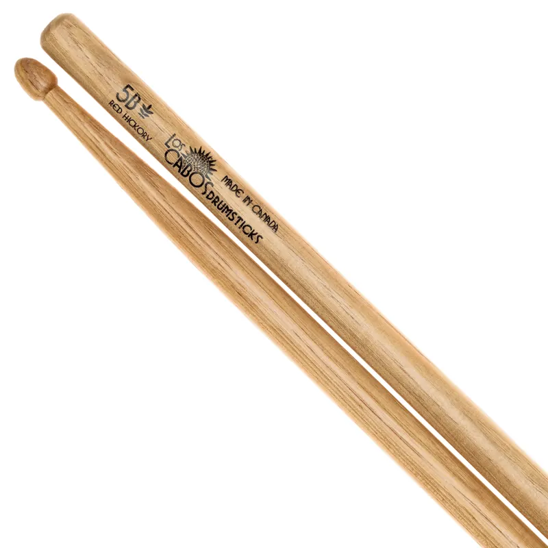 Los Cabos Drumsticks 5B Red Hickory Drumsticks Dernière Chance