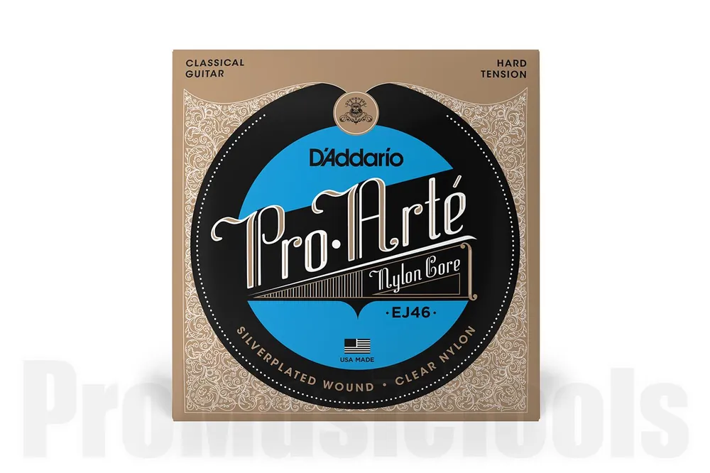D‘Addario EJ46 Pro-Arte Nylon Classical Guitar Strings, Hard Tension Authentique