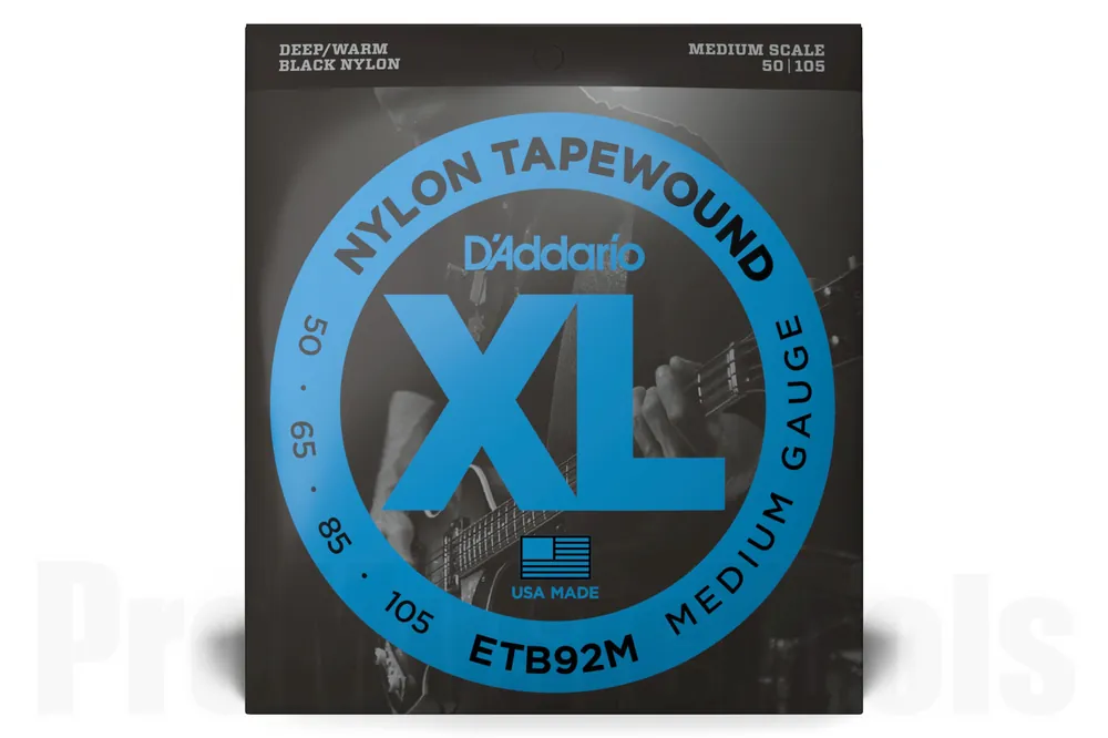 Achetez Aujourd'hui D‘Addario ETB92M Tapewound Bass Guitar Strings, Medium, 50-105, Medium Scale