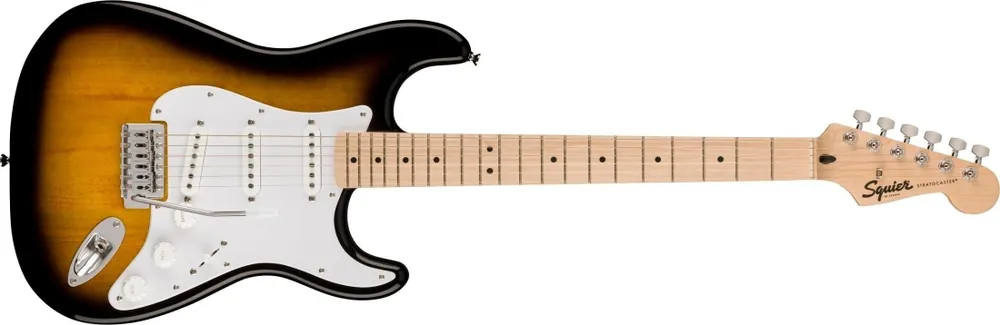 Squier Sonic Stratocaster, Maple Fingerboard - 2-Colour Sunburst Nouveauté