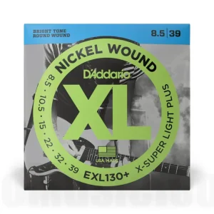 D‘Addario EXL130 Nickel Wound Electric Guitar Strings, Extra-Super Light, 08-38 Bon Plan