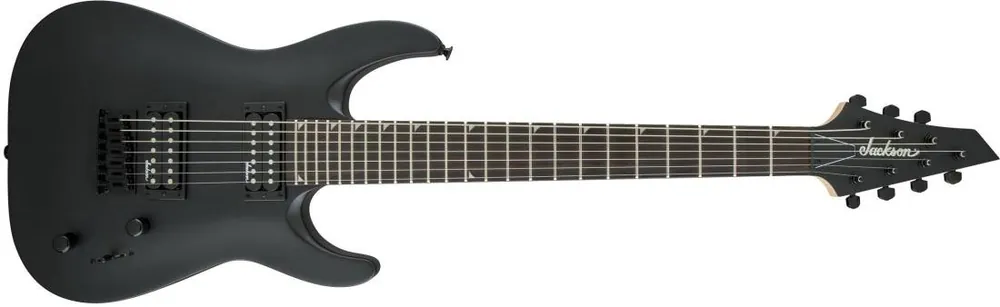 Bon Plan Jackson Guitars JS Series Dinky Arch Top JS22-7 DKA HT, Amaranth Fingerboard - Satin Black
