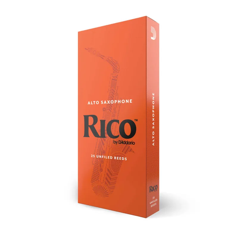 RICO by D‘Addario Alto Sax Reeds - Strength 2.5, 25 Pack Prix Choc