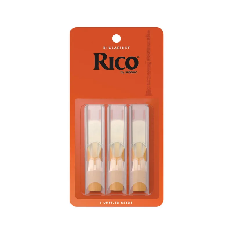 Nouvelle Collection RICO by D‘Addario Bb Clarinet Reeds - Strength 2.5, 3-pack