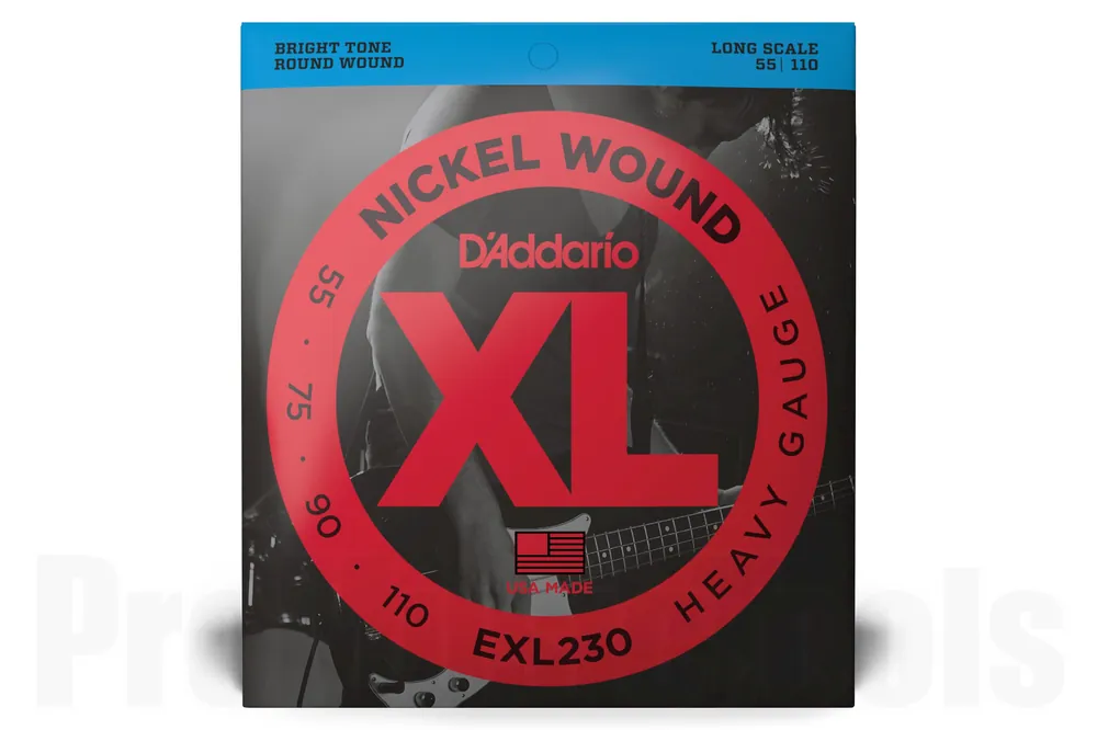 D‘Addario EXL230 Nickel Wound Bass Guitar Strings, Heavy, 55-110, Long Scale Prix Cassé