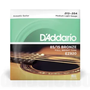 D‘Addario EZ920 85/15 Bronze Acoustic Guitar Strings, Medium Light, 12-54 Usine Directe