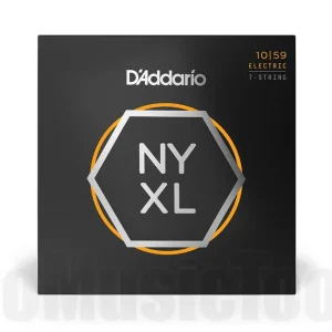 Dernière Chance D‘Addario NYXL1059 Nickel Wound 7-String Electric Guitar Strings, Regular Light, 10-59