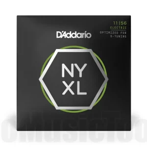 D‘Addario NYXL1156 Nickel Wound Electric Guitar Strings, Medium Top / Extra-Heavy Bottom, 11-56 Nouvel Arrivage