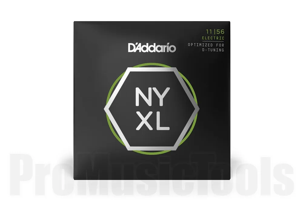 D‘Addario NYXL1156 Nickel Wound Electric Guitar Strings, Medium Top / Extra-Heavy Bottom, 11-56 Nouvel Arrivage