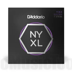 D‘Addario NYXL1164 Nickel Wound 7-String Electric Guitar Strings, Medium, 11-64 Remise