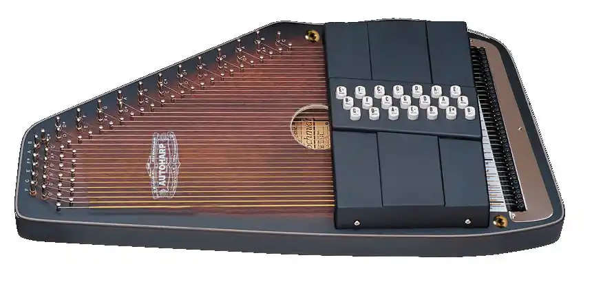 Oscar Schmidt 21 Chord Autoharp With Pickup - ‘‘The Americana Autoharp‘‘ Remise