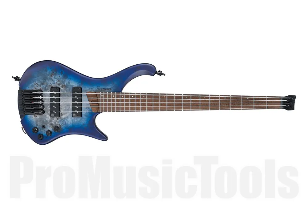 Bon Marché Ibanez EHB1505 PLF Bass Workshop - Pacific Blue Burst Flat